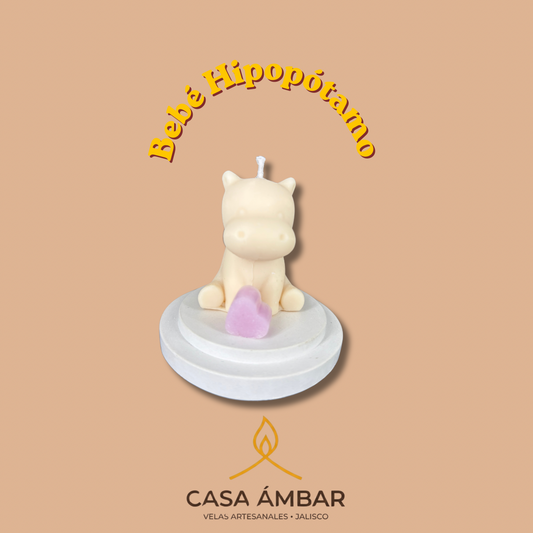 El Compañero de Sueños - Vela de Hipopotamo